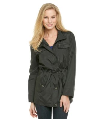 Relativity® Patch Pocket Hidden Anorak Coat