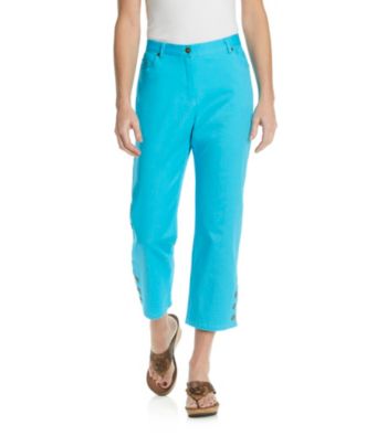 Ruby Rd.® Side Elastic Colored Capri Pant