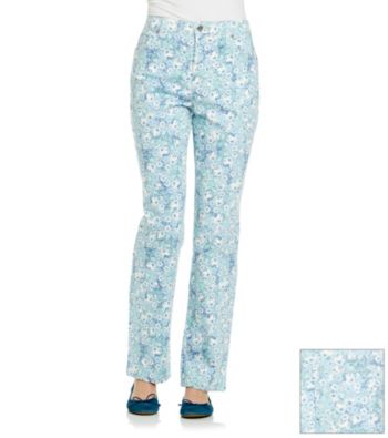 Gloria Vanderbilt® Amanda Pernnial Patch Print Jeans
