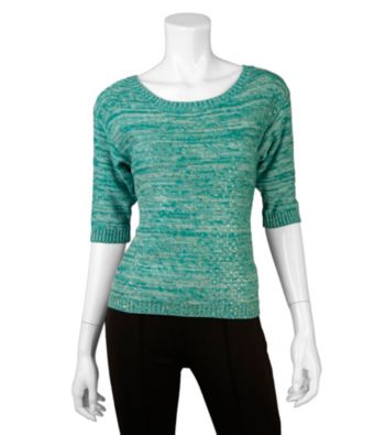 A. Byer Juniors' Spacedye Boatneck Sweater
