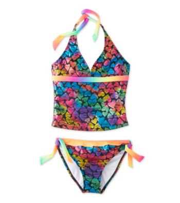 Mambo® Girls' 4-16 Rainbow Foil 2-pc. Tankini Swimsuit