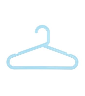 Delta 30-pk. Plastic Flat Hangers - Baby Blue