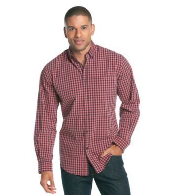 John Bartlett Consensus Men's Gingham Washed Woven Shirt
