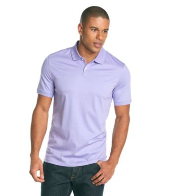 Calvin Klein Men's Short Sleeve Liquid Button Polo