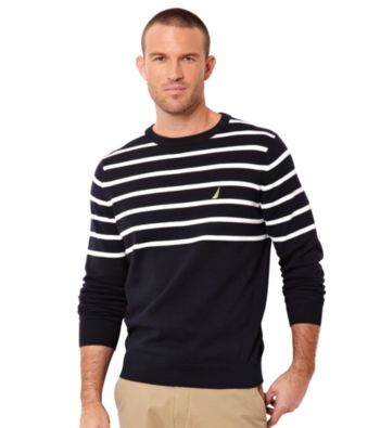 Nautica® Men's Classic Navy Crew Neck Sweater
