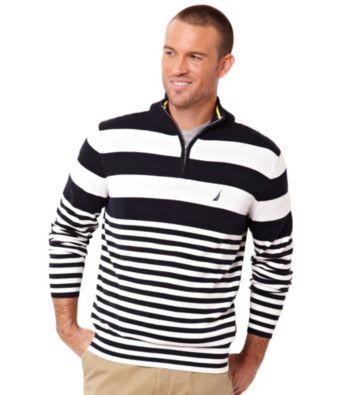 Nautica® Men's Classic Navy Stripe Sweater