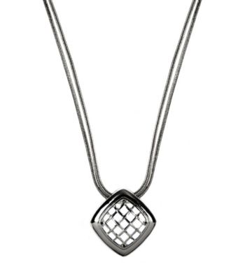 Napier® Silvertone Pendant Necklace
