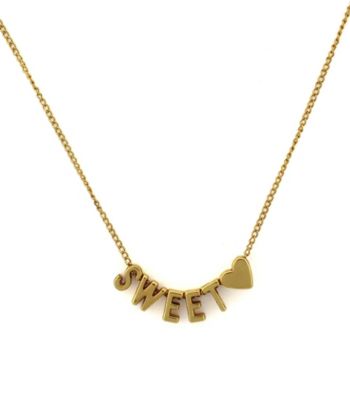 BCBGeneration™ Goldtone Sweet Mini Affirmation Necklace
