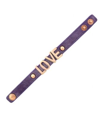 BCBGeneration™ Rose Gold Love Metallic Affirmation Bracelet