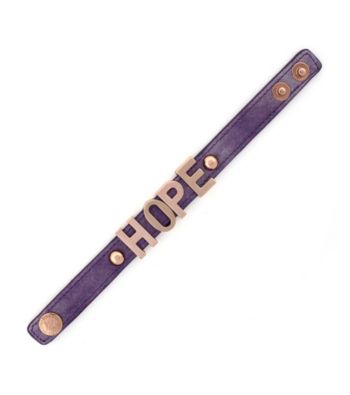 BCBGeneration™ Rose Gold Hope Metallic Affirmation Bracelet