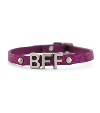BCBGeneration™ Silvertone BFF Mini Affirmation Bracelet
