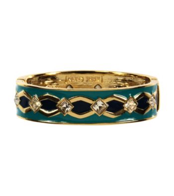 Anne Klein® Goldtone Enamel Bangle Bracelet