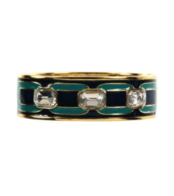 Anne Klein® Goldtone Enamel Bangle Bracelet