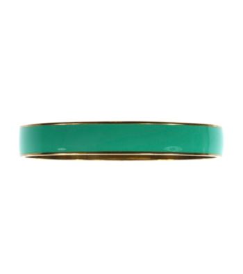 Anne Klein® Goldtone/Turquoise Enamel Bangle Bracelet