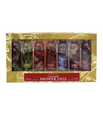 Simple Pleasures Vintage Fruit 7-Day Assorted Shower Gel Gift Set