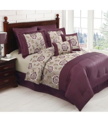 Emily Plum 6-pc. Comforter Set by LivingQuarters