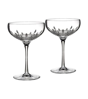 Waterford® Lismore Essence Set of 2 Saucer Champagne Flute