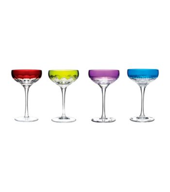 Waterford® Mixed Color Coupe Glasses