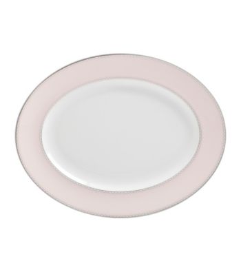 Waterford® Monique Lhullier® Dentelle Blush Medium Oval Platter