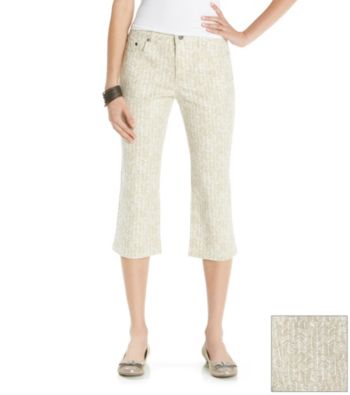 Relativity® Ikat Printed Capri