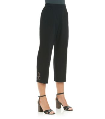 Cathy Daniels® Stretch Waistband Ankle Pant