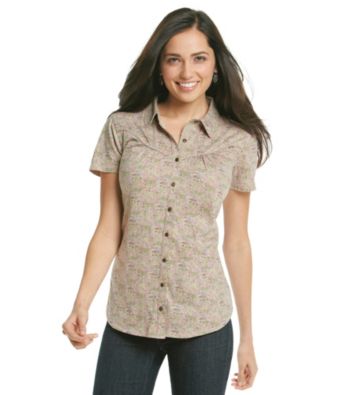 Ruff Hewn Printed Knit Western Shirt