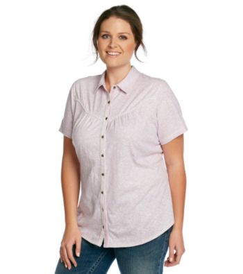 Ruff Hewn Plus Size Printed Knit Western Shirt