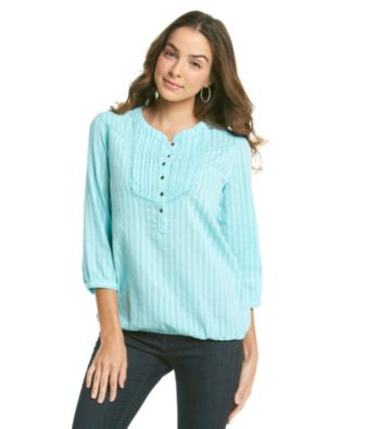 Ruff Hewn Ethnic Bib Blouson Top
