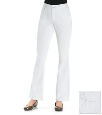 Laura Ashley® White Bootcut Jean