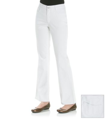 Laura Ashley® Petites' White Bootcut Jean