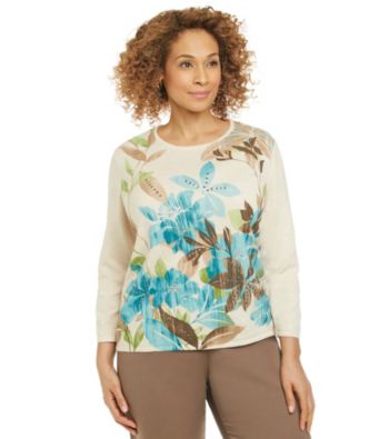 Alfred Dunner® Plus Size Textured Sweater
