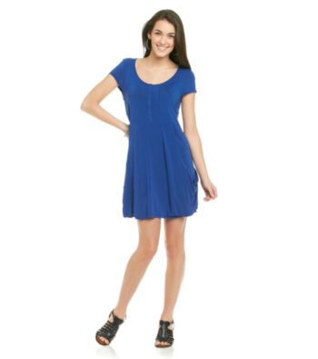 Kensie® Button Front Knit Dress