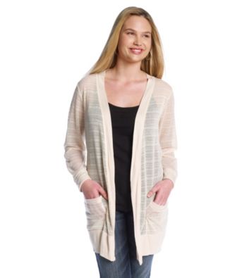 Eyeshadow® Juniors' Plus Size Open Front Knit Boyfriend Cardigan