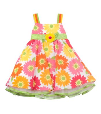 Rare Editions® Girls' 2T-4T Daisy Print Woven Dress