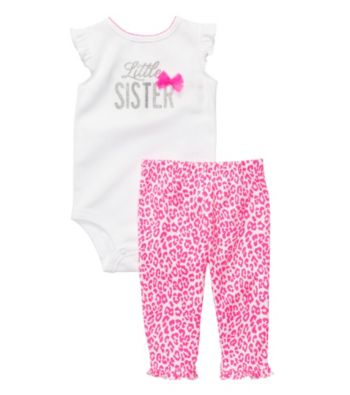 Carter's® Baby Girls' Pink/White 2-pc. 