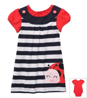 Carter's® Baby Girls' Navy/Red 2-pc. Ladybug Jumper Set