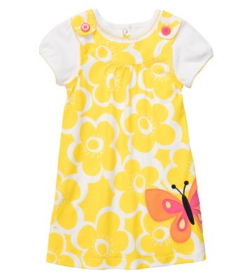 Carter's® Baby Girls' Yellow 2-pc. Butterfly Jumper Set