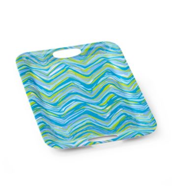 LivingQuarters Coastal Rectangular Serving Tray