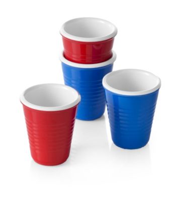 LivingQuarters Set of 4 Shot Glass Set