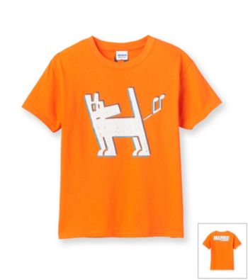 Mambo® Boys' 8-20 Orange Short Sleeve Dog Graphic Tee