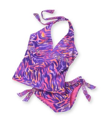 Mambo® Girls' 4-16 Purple/Pink 2-pc. Sunset Skin Tankini