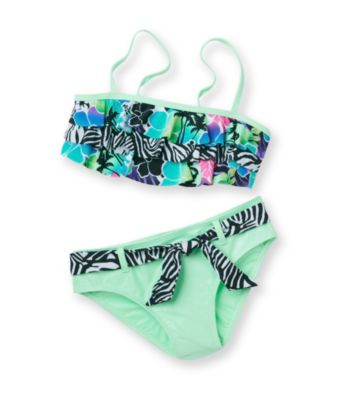 Mambo® Girls' 7-16 Green 2-pc. Surfin' Safari Bikini