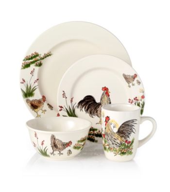 Paula Deen® Southern Rooster 16-pc. Dinnerware Set