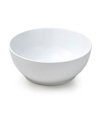 LivingQuarters Whiteware Large Round Coupe Serve Bowl