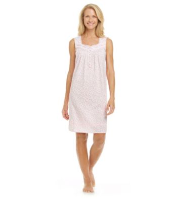 Aria® Knit Sleeveless Short Gown - Pink Daisy