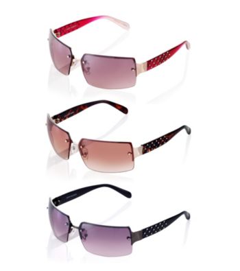 Steve Madden Square Rimless Sunglasses