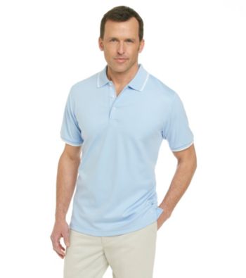 Kenneth Roberts Platinum® Men's Liquid Cotton Tipped Polo