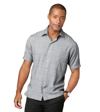 Van Heusen® Men's Solid Textured Dobby Woven Top