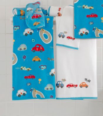 Kassatex Race Track Bath Towel Collection