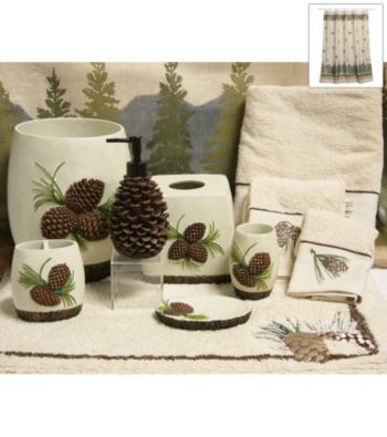 Bacova™ Pine Cone Branches Bath Collection